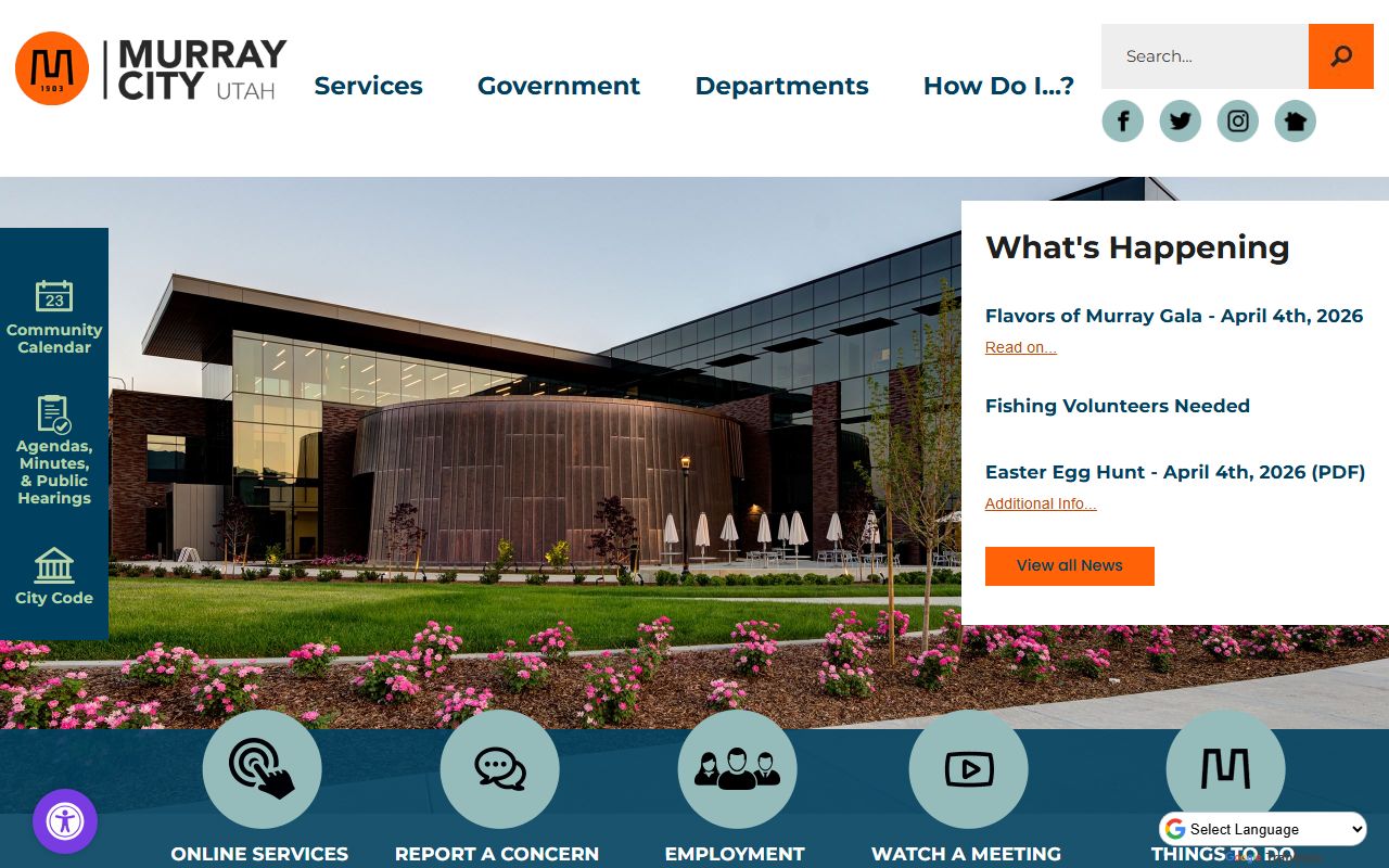 Murray city government site for Murray released inmates