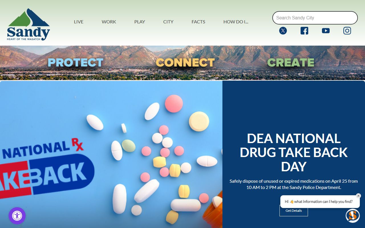 Sandy released inmates city government portal