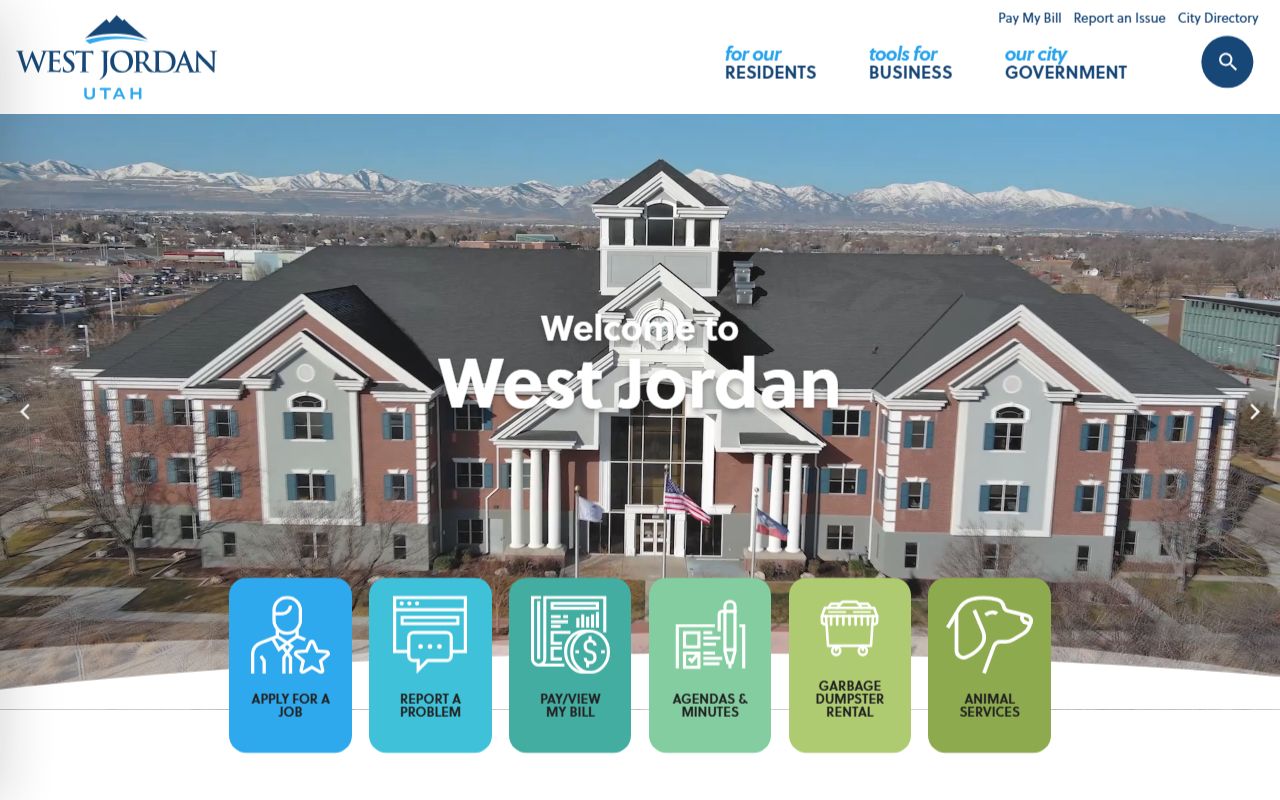 West Jordan city government page about released inmates