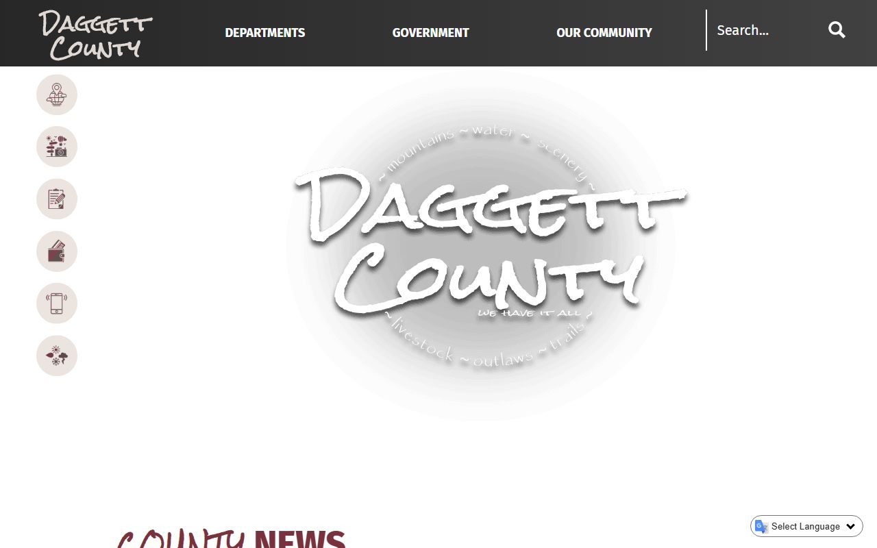 Daggett County website for released inmates lookup