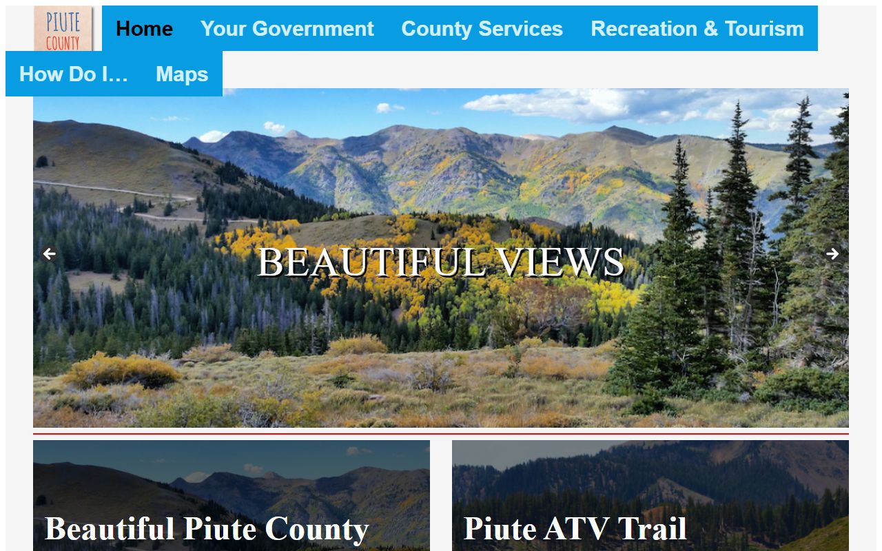 Piute County website for Piute County released inmates and jail info