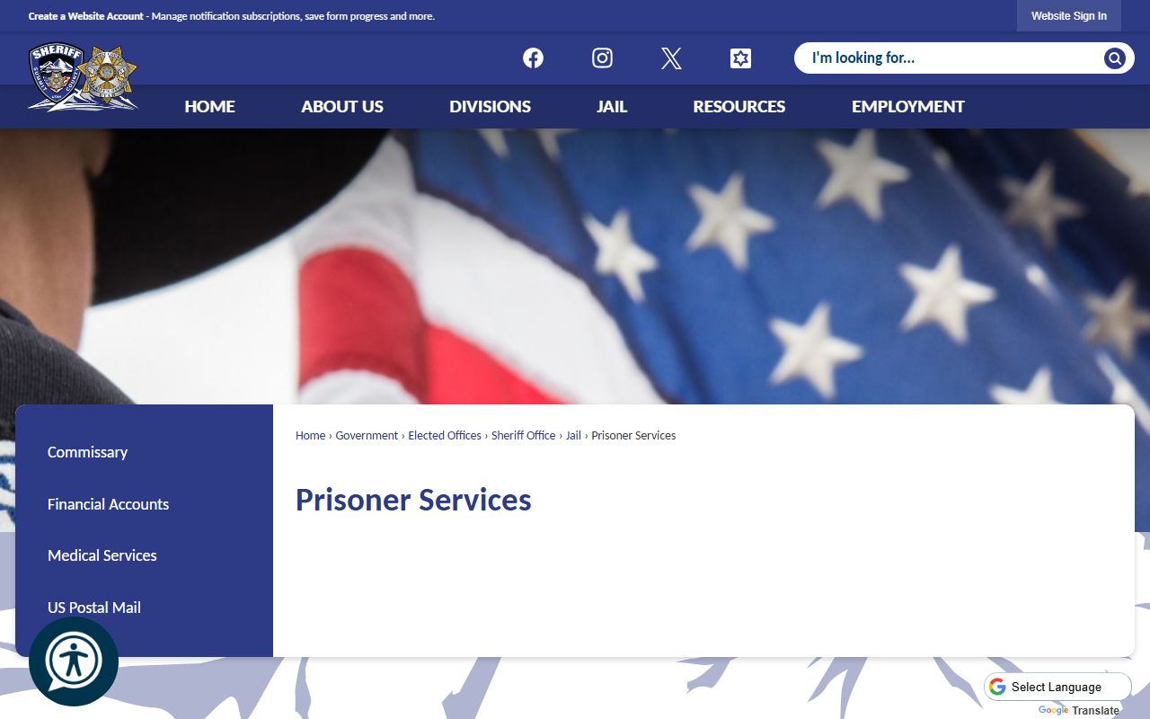Summit County prisoner services page for released inmates