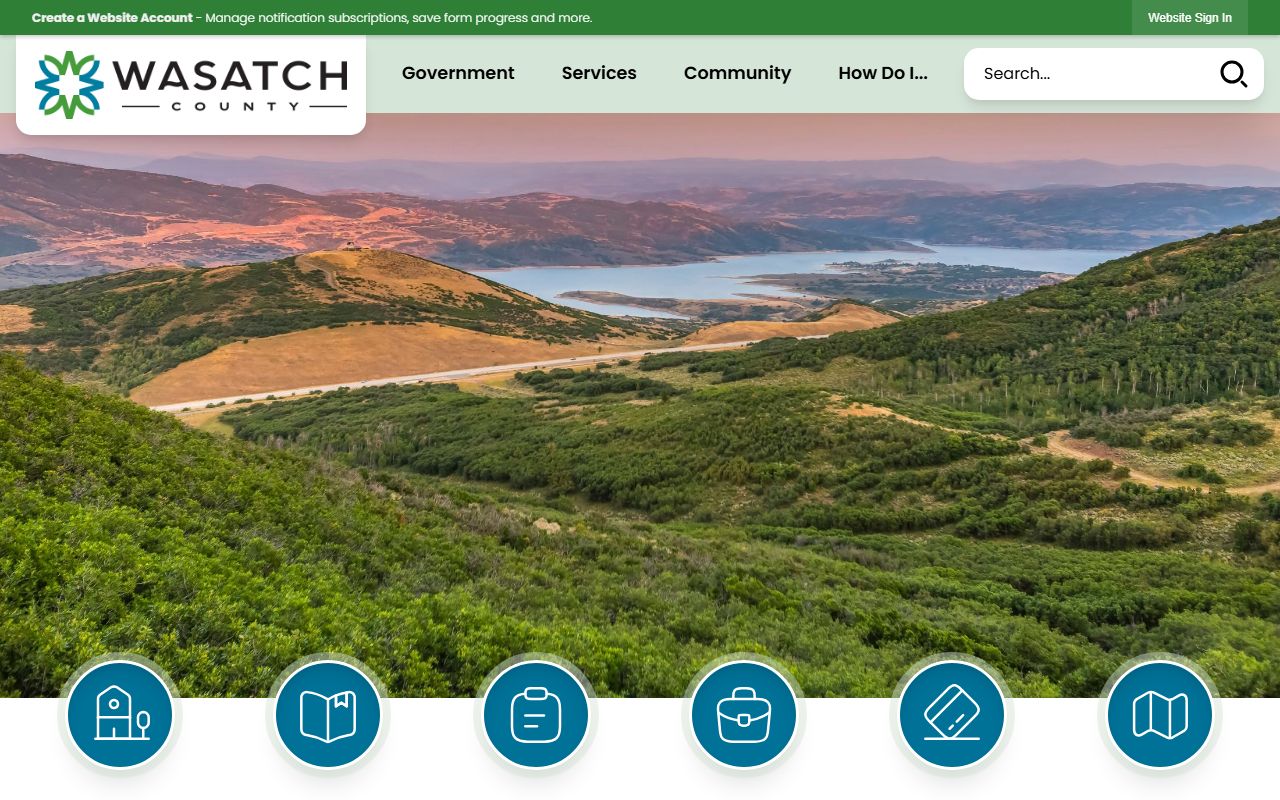 Wasatch County government site for released inmates