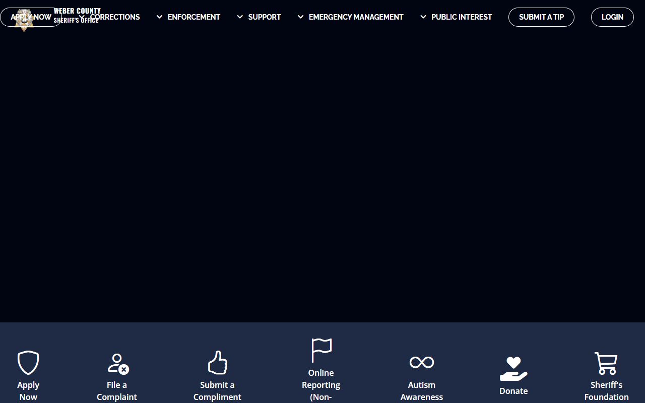 Weber County Sheriff Office for released inmates